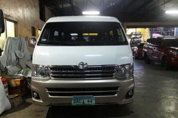 Sell White 2013 Toyota Hiace in Makati