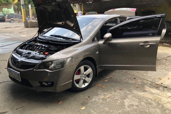 Red Honda Civic 2009 for sale in Plaridel