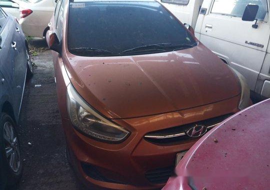 Sell Orange 2016 Hyundai Accent Manual Gasoline at 139000 km 