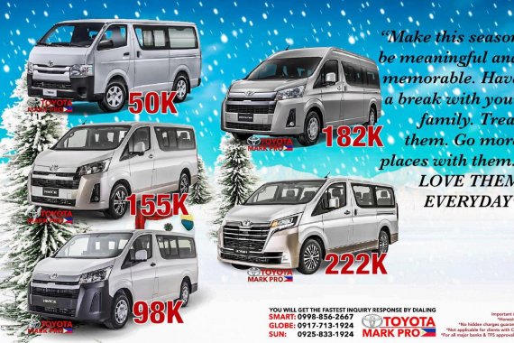 2020 Toyota Hiace Van Sale in Manila