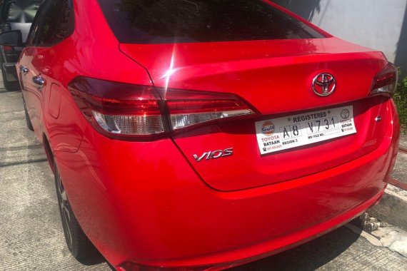 Sell Red 2019 Toyota Vios in Quezon City