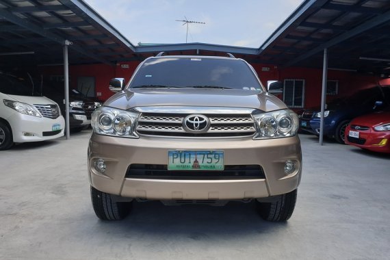 Beige Toyota Fortuner 2010 G Gas Automatic for sale in Las Pinas