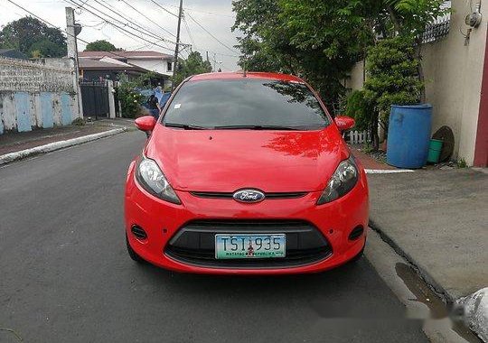 Red Ford Fiesta 2009 Manual Gasoline for sale 