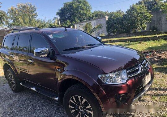 Red Mitsubishi Montero Sport 2014 Automatic Diesel for sale 