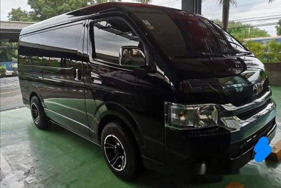 Black Toyota Hiace 2015 at 56182 km for sale 