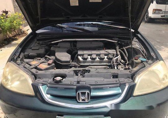 Green Honda Civic 2003 at 145000 km for sale 