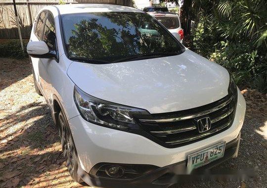 White Honda Cr-V 2013 for sale in Cebu