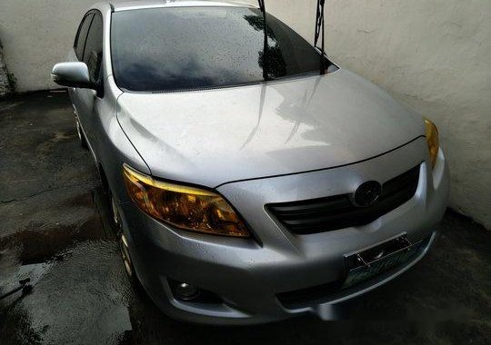 Silver Toyota Corolla Altis 2008 Manual Gasoline for sale 