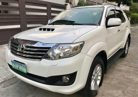 White Toyota Fortuner 2014 at 45000 km for sale