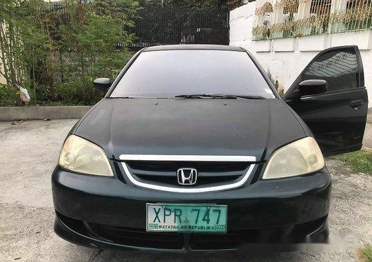 Green Honda Civic 2003 at 145000 km for sale 