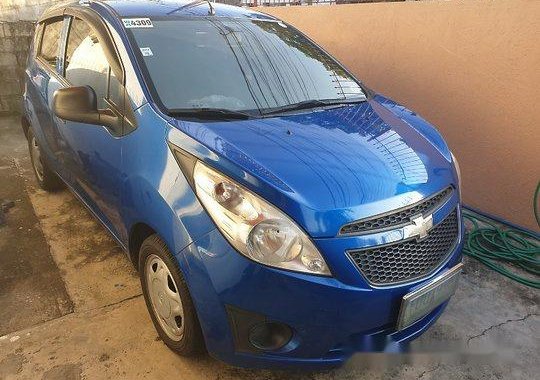 Selling Blue Chevrolet Spark 2011 at 80000 km 