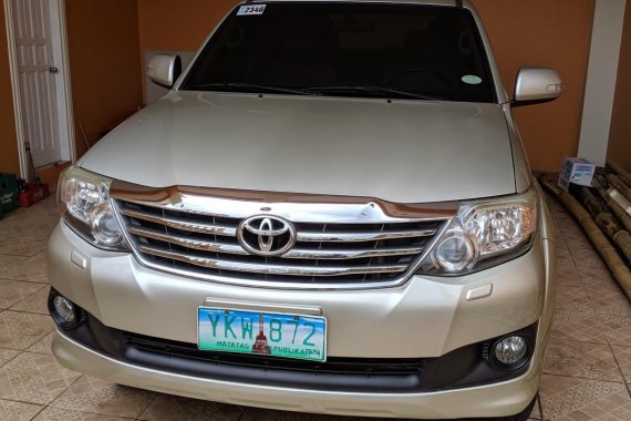 2012 Toyota Fortuner Automatic Diesel for sale 