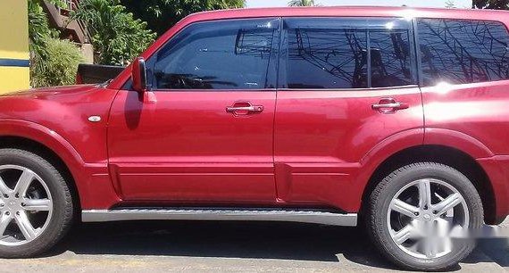 Sell Red 2006 Mitsubishi Pajero Automatic Diesel at 55000 km 