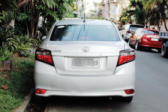 Silver Toyota Vios 2014 at 50000 km for sale in Quezon City 