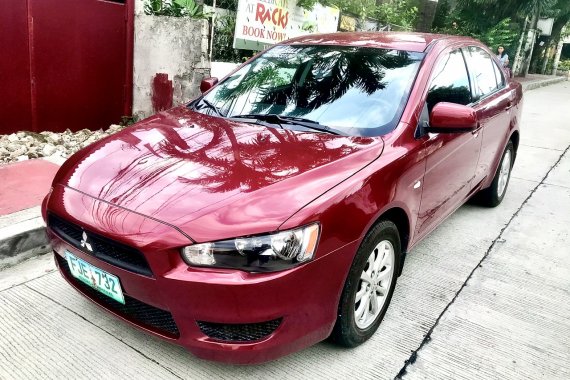 Sell Red 2013 Mitsubishi Lancer at 68000 km 