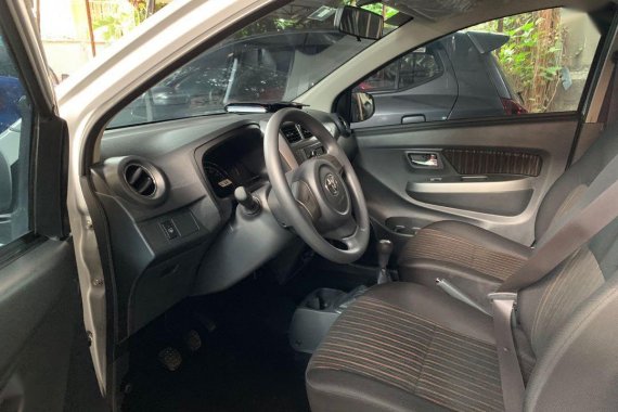 Silver Toyota Wigo 2019 for sale in Quezon City