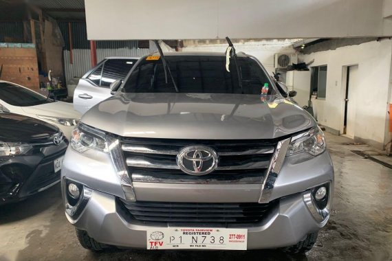 Silver Toyota Fortuner 2019 for sale in Quezon City
