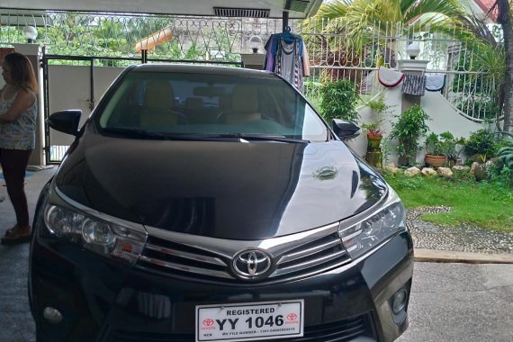 Black Toyota Altis 2016 1.6 G Automatic Gasoline