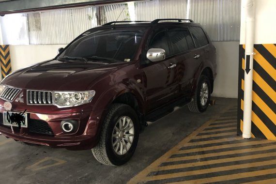 Red 2012 Mitsubishi Montero Sport for sale in Quezon City 