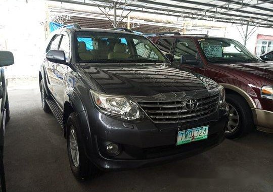 Grey Toyota Fortuner 2012 for sale in Las Pinas