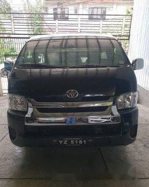 Black Toyota Hiace 2016 at 40000 km for sale in QuezonCity 