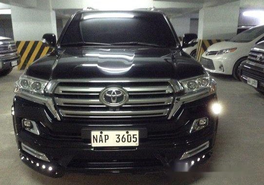 Black Toyota Land Cruiser 2018 Automatic Diesel for sale in Quezon City