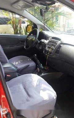 Red Toyota Innova 2012 at 55000 km for sale in Imus