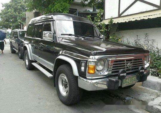 Selling Black Nissan Patrol 1996 Manual Diesel at 140000 km 