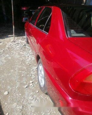 Selling Red Mitsubishi Lancer 2001 Manual Gasoline 