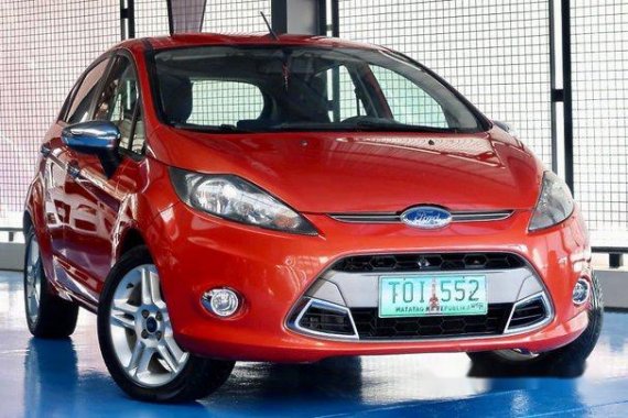 Selling Red Ford Fiesta 2011 Automatic Gasoline in Manila