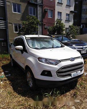 White Ford Ecosport 2016 at 9000 km for sale