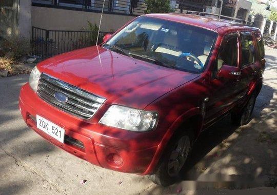 Red Ford Escape 2006 Automatic Gasoline for sale  