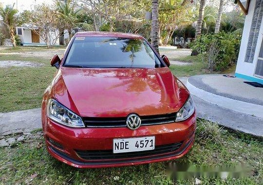 Selling Red Volkswagen Golf 2016 Automatic Gasoline at 5000 km