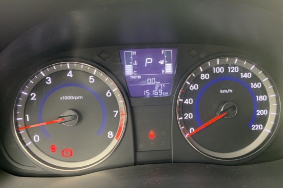 Red Hyundai Accent 2018 1.4 GL automatic 