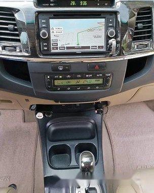 Black Toyota Fortuner 2014 Automatic Diesel for sale 