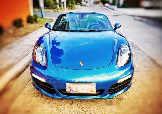 Sell Blue 2015 Porsche Boxster at 6500 km 