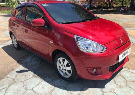 Red Mitsubishi Mirage 2016 for sale in Talisay