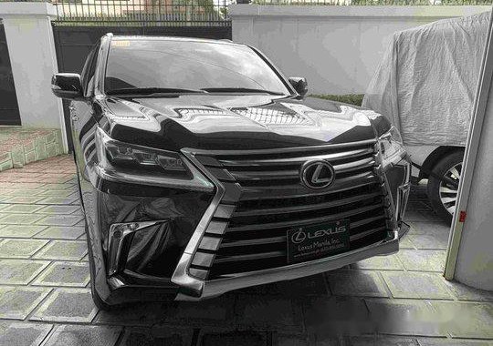 Black Lexus Lx 570 2017 Automatic Gasoline for sale 