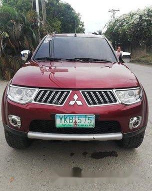 Selling Red Mitsubishi Montero Sport 2011 Automatic Diesel  