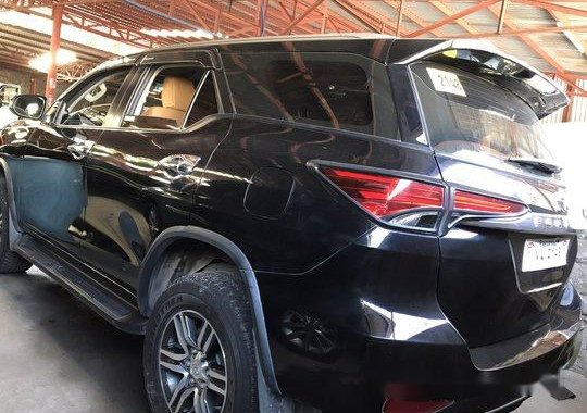 Black Toyota Fortuner 2017 Manual Diesel for sale 