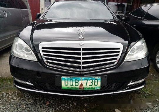 Selling Black Mercedes-Benz S-Class 2013 Automatic Gasoline at 50000 km