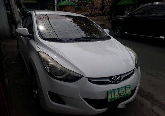White Hyundai Elantra 2012 for sale in Paranaque
