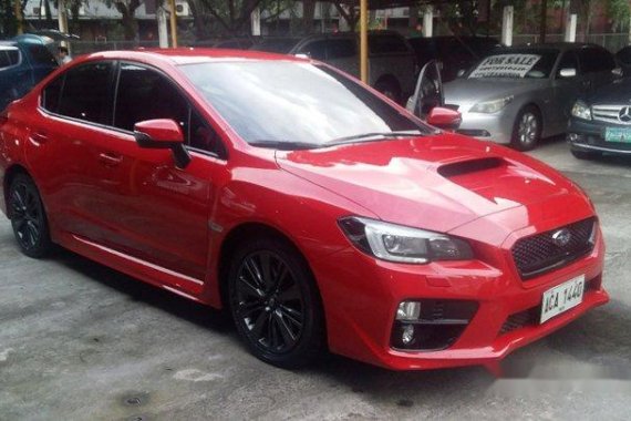 Red Subaru Wrx 2014 Sedan for sale in Pasig