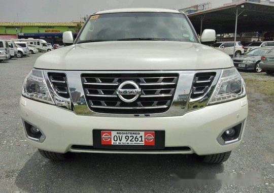 White Nissan Patrol 2016 at 12000 km for sale 