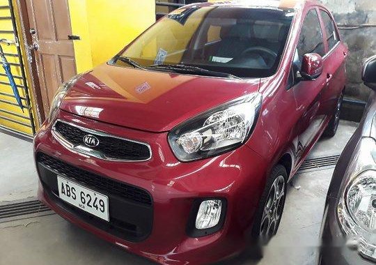 Red Kia Picanto 2015 for sale in Antipolo 