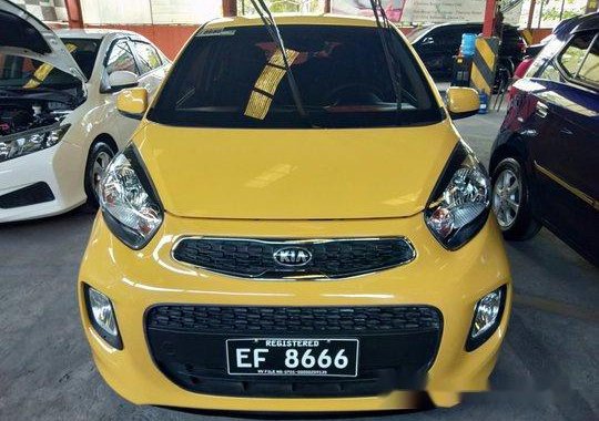 Selling Yellow Kia Picanto 2016 Manual Gasoline 