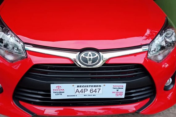 RED TOYOTA WIGO 2018