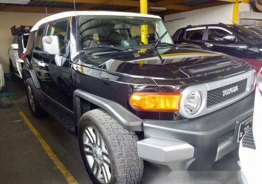 Black Toyota Fj Cruiser 2016 for sale in Quezon City