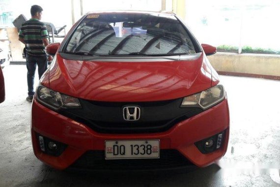 Red Honda Jazz 2015 Automatic Gasoline for sale 