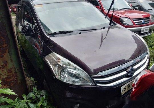 Red Suzuki Ertiga 2018 Manual Gasoline for sale 